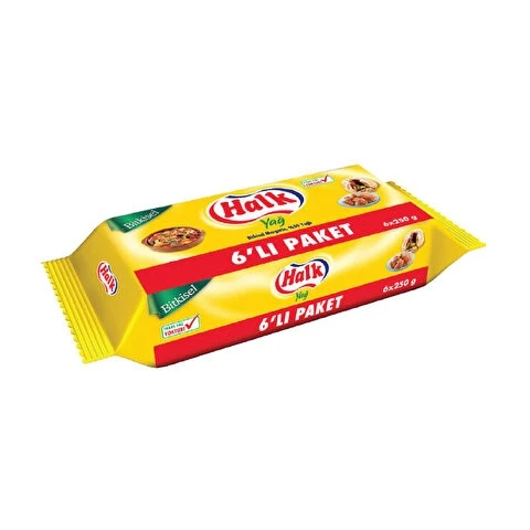 Halk Margarin Paket 6x250 Gr