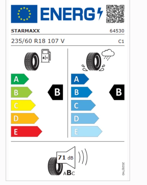 Starmaxx (Petlas) 235/60R18 107 V TL RF Incurro H/T ST450 4x4 Yaz Lastiği (Üretim Yılı:2025) - Resim 2
