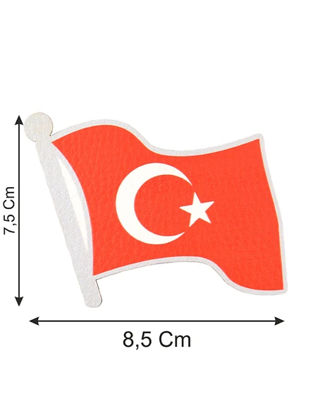 Dalgalı Türkiye Bayrak - Cırt - Patch - Peç - Arma - 2