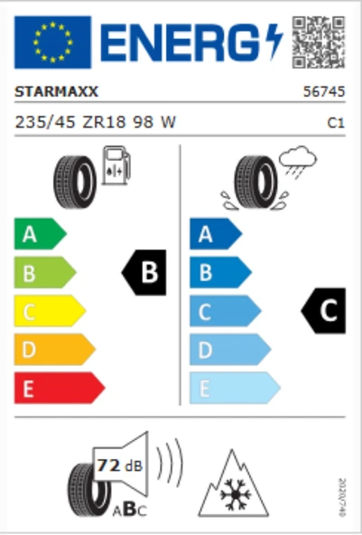 Starmaxx 235/45R18 TL 98W Reinf. Maxx Out St582 Oto 4 Mevsim Lastiği (Üretim Yılı: 2025) - Resim 2