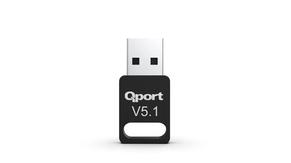 Qport Q-BLU5.1 Bluetooth 5.1 USB adaptör - 3
