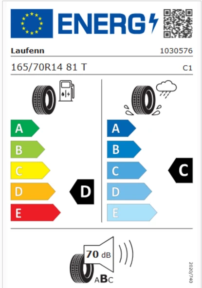 Laufenn 165/70R14 81T LK41 G FIT EQ+ Oto Yaz Lastiği (Üretim Yılı:2024) - Resim 2