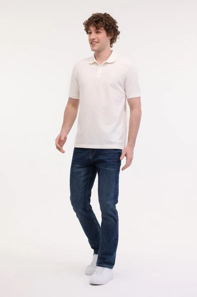 Lumberjack MB CT953 POLO T-SH 5FX 101939518 Erkek Tişört Kırık Beyaz S-XXL - 3
