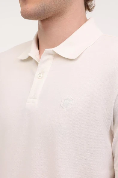 Lumberjack MB CT953 POLO T-SH 5FX 101939518 Erkek Tişört Kırık Beyaz S-XXL - 4