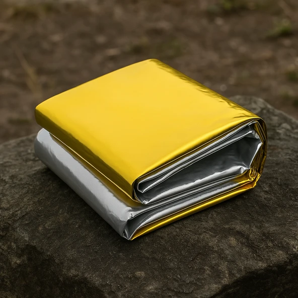 Acil Durumlar İçin Termal Battaniye Vücut Isınızı Koruyun 25 Adet - 4