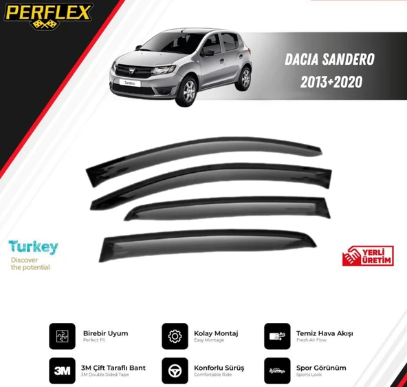 CAM RÜZGARLIĞI V2 DÜZ DACIA SANDERO 2013-2020