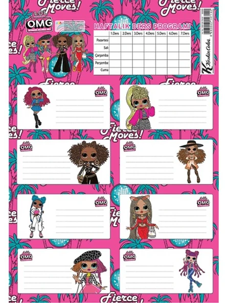 KESKIN OKUL ETIKETI OMG D.PRG.3 LU (220130)