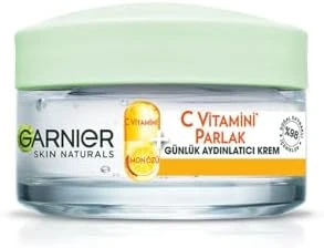 Garnier C Vitamini Parlak Günlük Aydınlatıcı Nemlendirici Krem 50ml