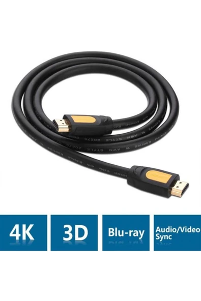 Marka: 4k Hdmı Kablo, 3 Metre, Siyah Kategori: Hdmı Kablo & Adaptörler - 4