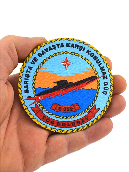TCG Dolunay - Cırt - Patch - Peç - Arma - 8 cm - 3