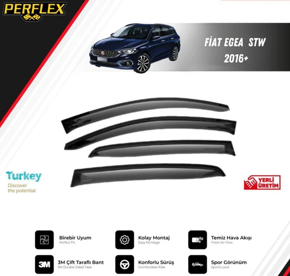 CAM RÜZGARLIĞI V2 DÜZ FIAT EGEA STW 2016+