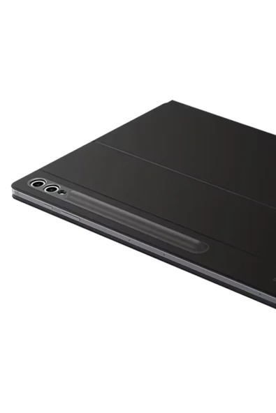 Samsung Galaxy Tab S10 / S9 Ultra Klavyeli Mousepadli Kılıf Siyah - Resim 3