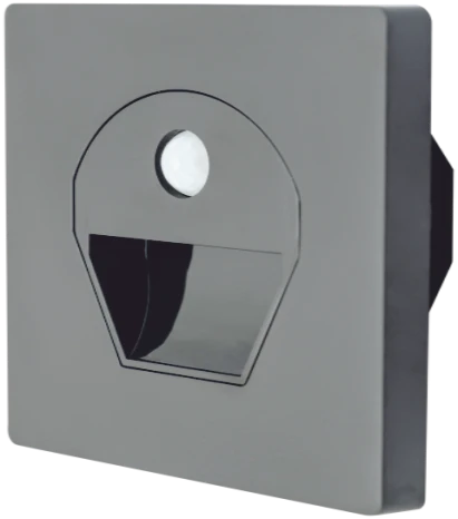 NOAS YL69 1522 1W Füme Kasa Sensörlü Koridor Aydınlatması 3200K Gün Işığı