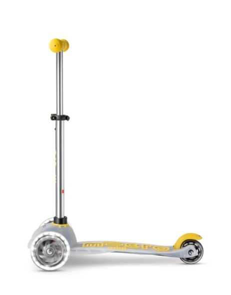 Mini Micro DELUXE FLUX LED NEON YELLOW Scooter MCR.MMD205 - 2