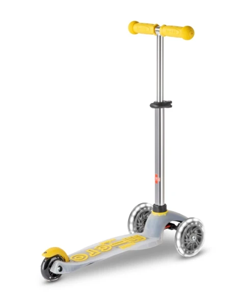 Mini Micro DELUXE FLUX LED NEON YELLOW Scooter MCR.MMD205 - 4
