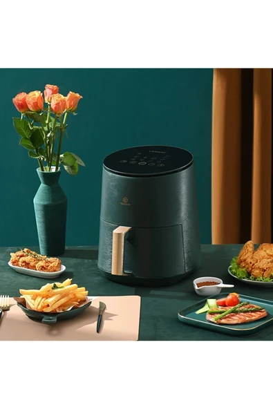 Liven Air Fryer 3.5l Yağsız Fritöz Morondi Yeşil - 7