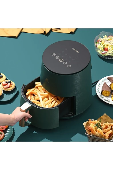 Liven Air Fryer 3.5l Yağsız Fritöz Morondi Yeşil - 5
