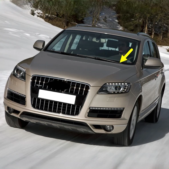 Audi Q7 2010-2015 Ön Cam Sol Sürücü Taraf Silecek Kolu 4L1955407A