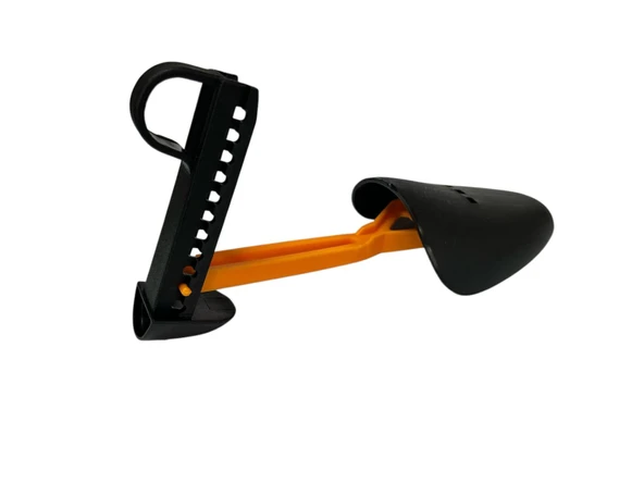 SrtFootCare Plastik Ayarlı Ayakkabı Kalıbı 39-44 Turuncu Siyah 1 Çift - Resim 4