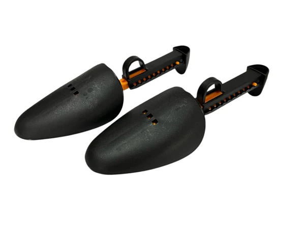 SrtFootCare Plastik Ayarlı Ayakkabı Kalıbı 39-44 Turuncu Siyah 1 Çift - Resim 2