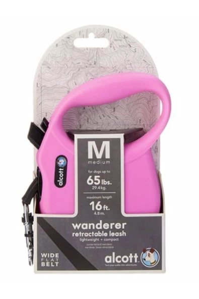 ALCOTT Pembe Medıum Wanderer Otomatik Sevk Kayışı 5 M. 30 Kg.
