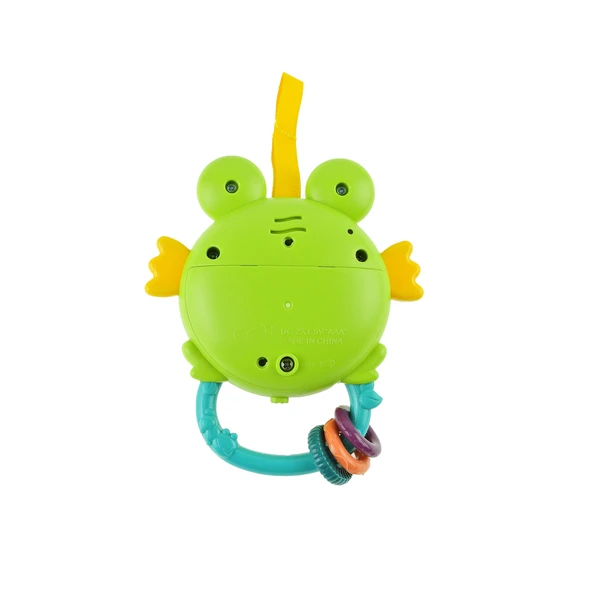 Oyuncak Kurbağa Saat Pilli Işıklı Sesli 15 Cm - 2