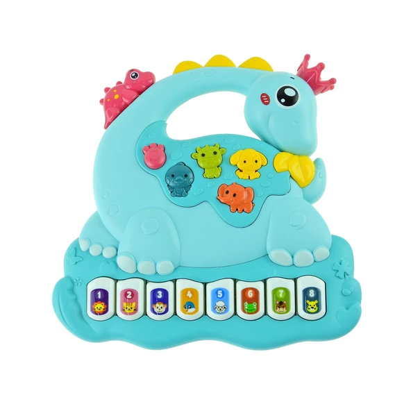 Oyucan Dinazor Piyano Işıklı Sesli Sevimli Piyano - 2