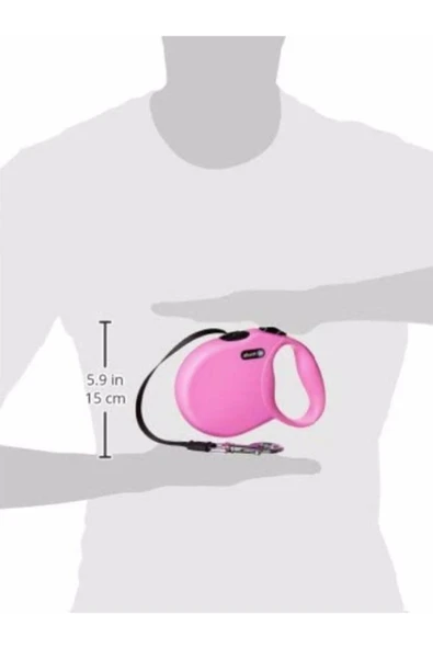 ALCOTT Wanderer Otomatik Sevk Kayışı Pembe 5 m 50 kg Large - 4