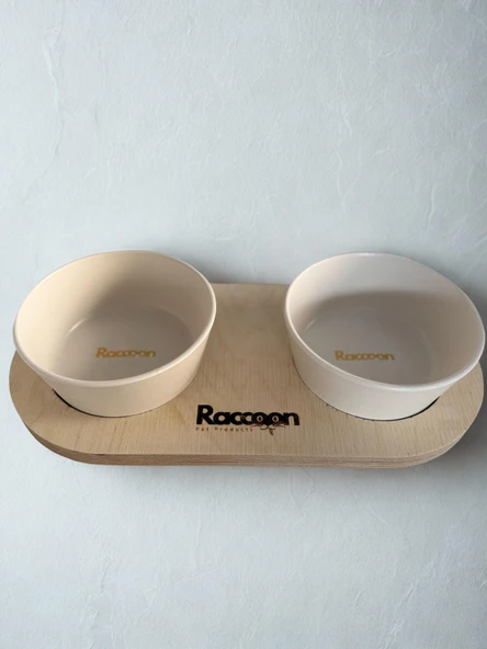 Raccoon Zeus 13 Cm Çift Tablalı Beyaz