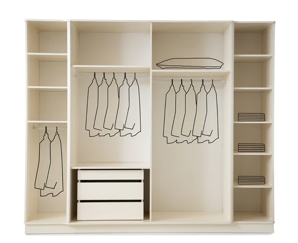 DELÜX MDF 6 KAPAKLI DOLAP - 4