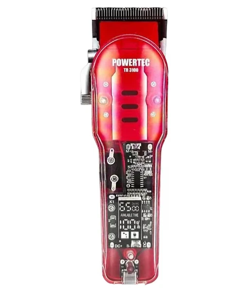 Powertec TR-3100 Profesyonel Şarjlı Saç Sakal Tıraş Makinesi