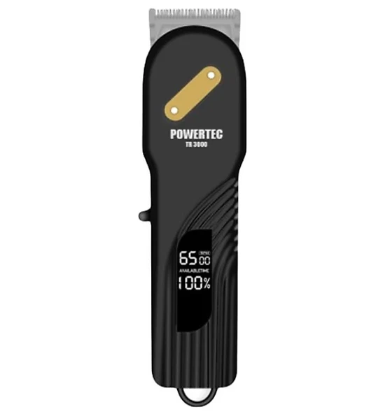 Powertec TR-3000 Profesyonel Şarjlı Saç Sakal Tıraş Makinesi