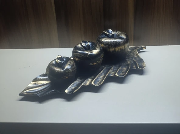 SARI RENK 3lü elma  biblosu - Resim 6