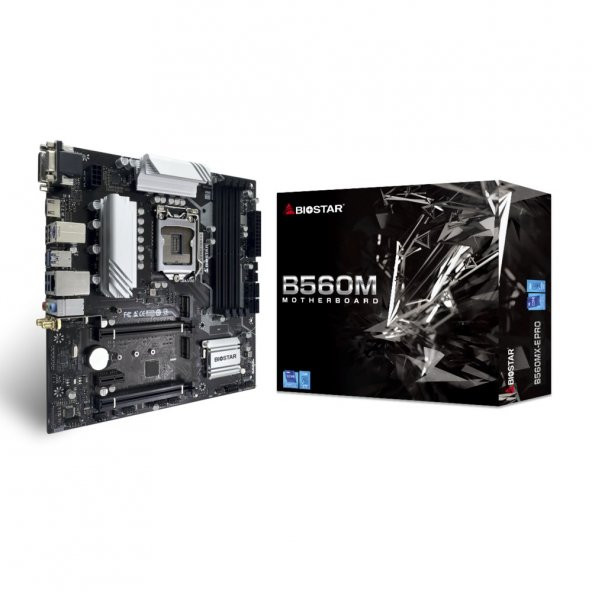 Biostar B560MX-E PRO DDR4 Soket 1200 Micro ATX Anakart