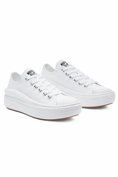 Converse Chuck Taylor All Star Move Unisex Beyaz Platform Sneaker 570257C - 2