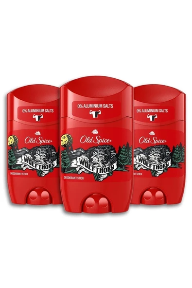 Old Spice Deo Stick Wolfthorn X3 Adet - 1