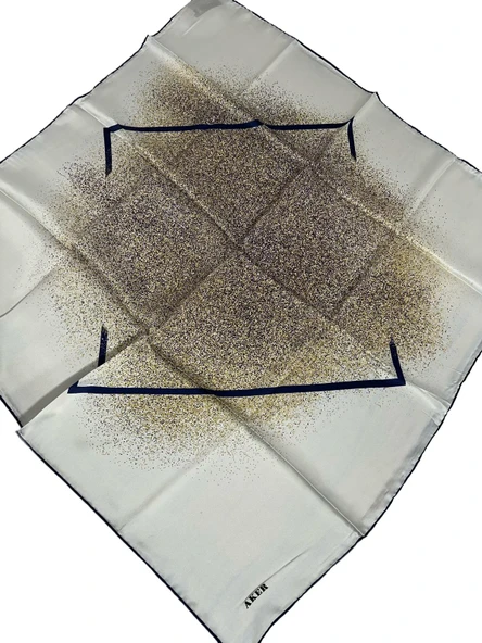 90x90 İpek Krep Saten Eşarp