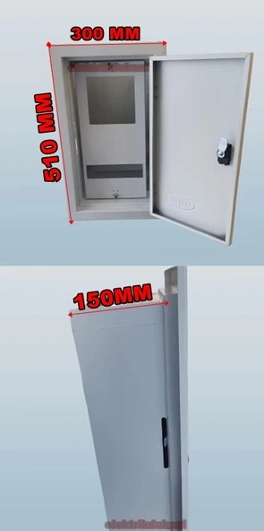 ÖZPA 1605 Sıva Altı 1 Trifaze Sayaçlı Pano 10 Otomatlı S.A. - 2