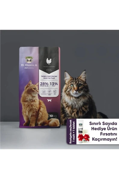 Hs Tarım Dr. Blanco Ps Seri Kuru Kedi Maması - 10kg - 3