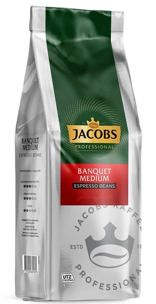 Jacobs Banquet Medium Çekirdek Kahve 1KG (Espresso Beans)