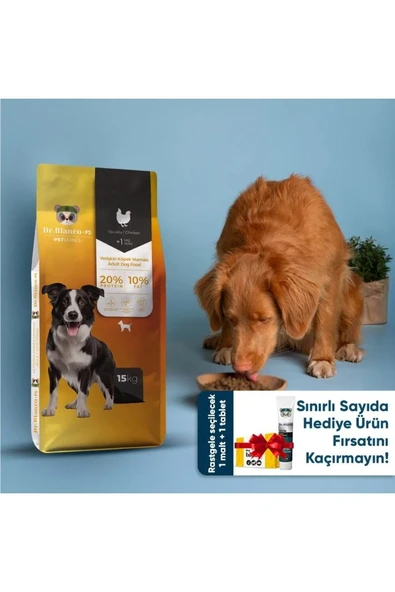 Hs Tarım Dr. Blanco Ps Seri Kuru Köpek Maması - 15kg - 3