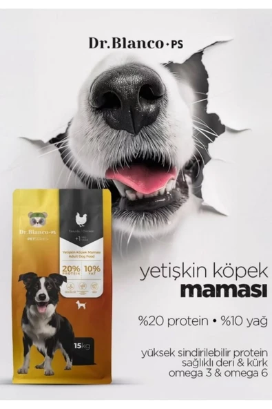 Hs Tarım Dr. Blanco Ps Seri Kuru Köpek Maması - 15kg - 4