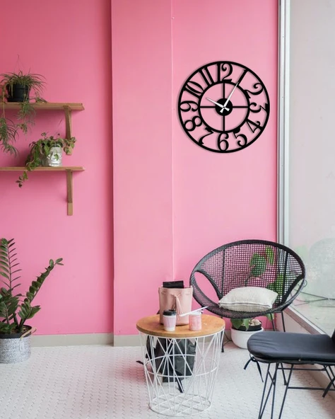 Eysa AuraTime Dekoratif Metal Duvar Saat 50x50CM - 7