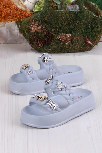 Fort Bella E423 Plaj Deniz Havuz Terliği Hafif Rahat Esnek Kız Çocuk Terlik - Resim 8