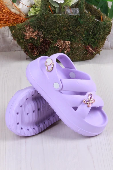 Fort Clx 6980 Plaj Deniz Havuz Terliği Hafif Rahat Esnek Kız Çocuk Terlik - Resim 9