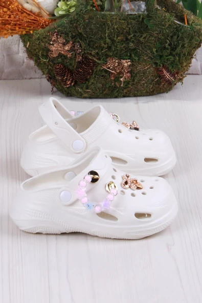 Fort Clx 6990 Plaj Deniz Havuz Terliği Hafif Rahat Esnek Kız Çocuk Terlik - Resim 12