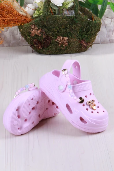 Fort Clx 6990 Plaj Deniz Havuz Terliği Hafif Rahat Esnek Kız Çocuk Terlik - Resim 4