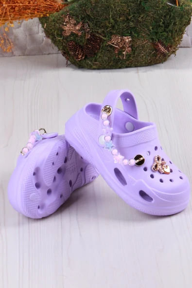 Fort Clx 6990 Plaj Deniz Havuz Terliği Hafif Rahat Esnek Kız Çocuk Terlik - Resim 9