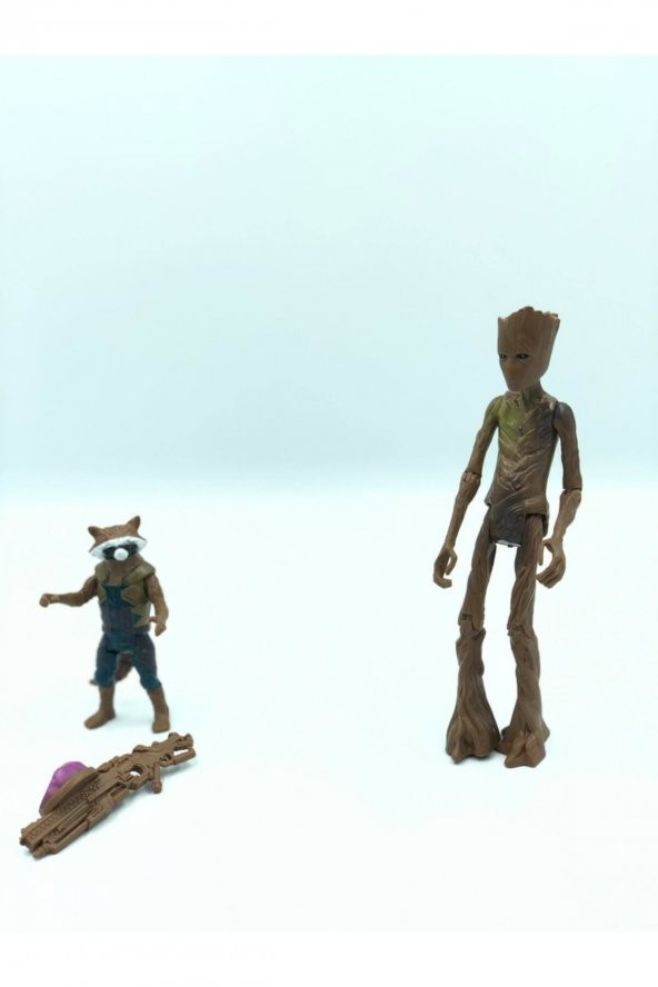 Groot  Rakun ve Doctor Strange Figür 3 lü set - 2