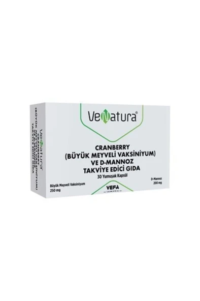 Venatura Cranberry ve D-Mannoz 30 Kapsül ürün görseli